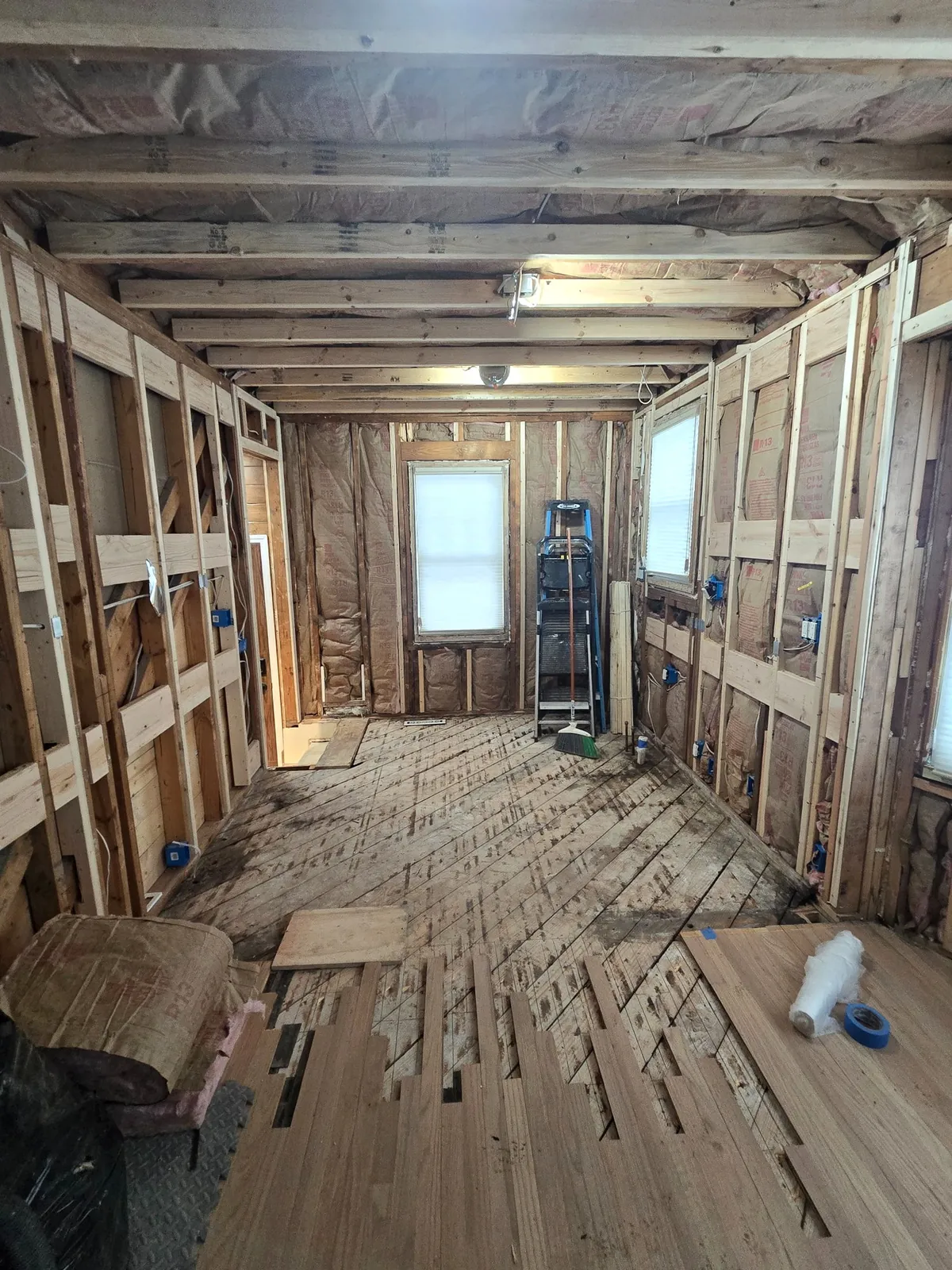 Demo complete through to the bay window