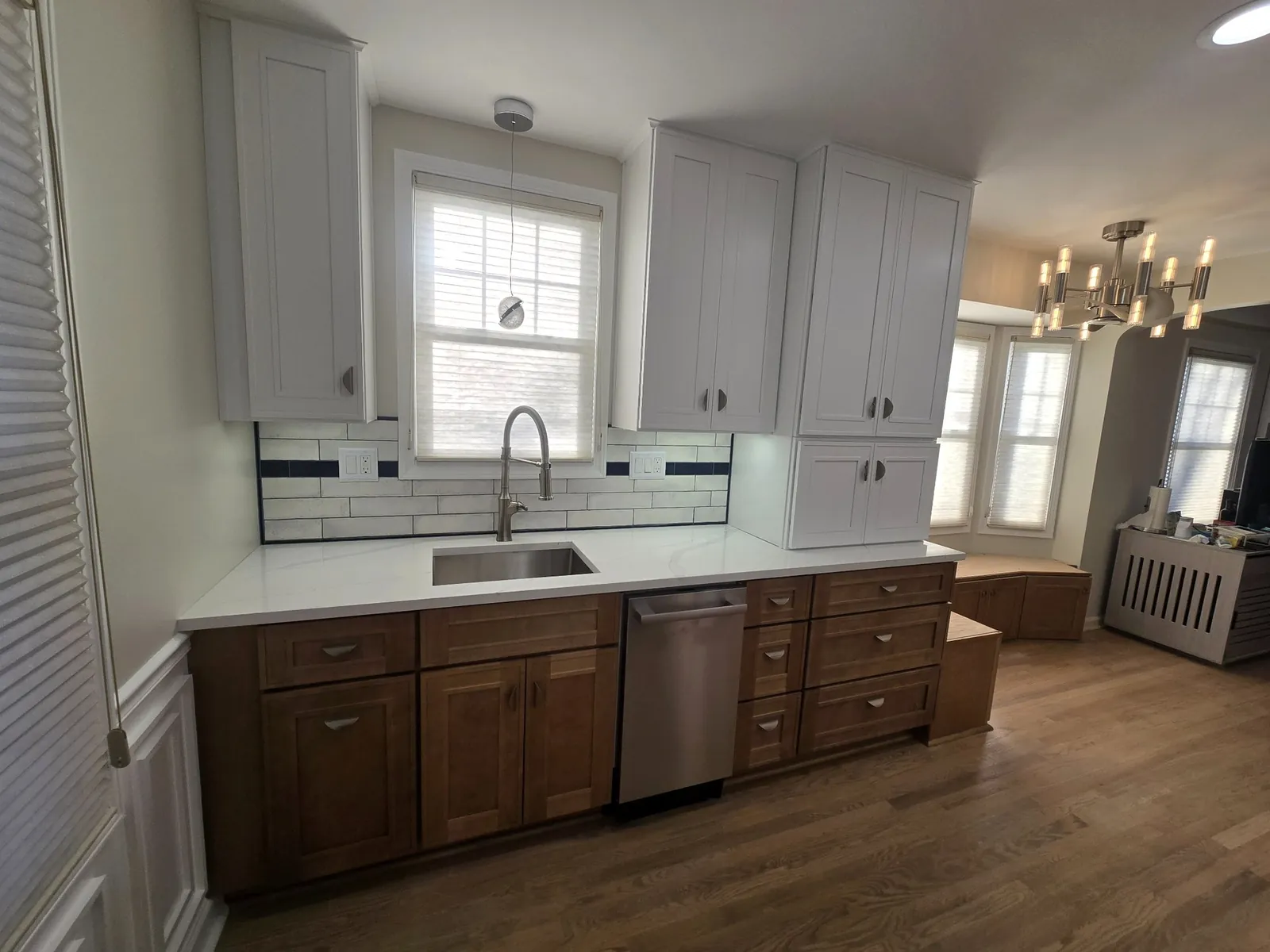 Finished: the sink window wall, rebuilt